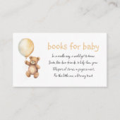 可愛いテディ要求ベビーカード用の本 エンクロージャーカード (正面)