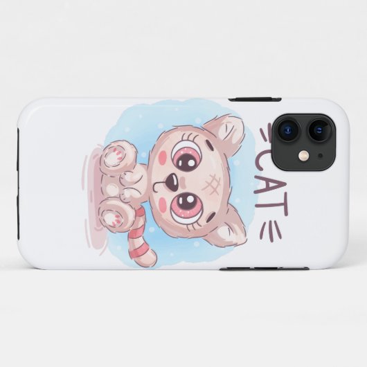 可愛いテディ Case-Mate iPhoneケース (裏面(横))