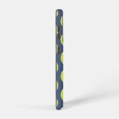 可愛いテニスボールパターンモノグラムの SAMSUNG GALAXYケース (右側面)