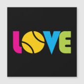 可愛いテニスLOVE – 磁気カード (正面)