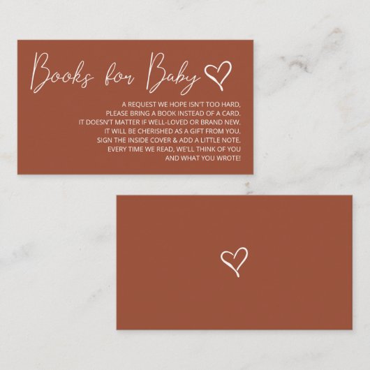 可愛いテラコッタブッ男女兼用クリクエスト エンクロージャーカード (正面/裏面)