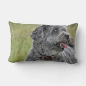 可愛いテリア犬 ランバークッション (裏面)