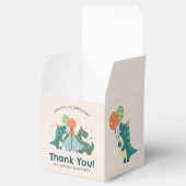 可愛いディノミート恐竜誕生日ありがとう フェイバーボックス (オープン)