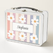 可愛いデイジーパタガーリーーン メタルランチボックス (正面)