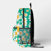 可愛いデイジーフラワースクール子供の美しいパターン プリントバックパック (右)