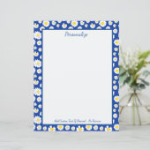 可愛いデイジー花花柄パーソナライズ (スタンド正面)