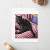 可愛いデイブフラットノート ノートカード (正面/裏面インサイチュ)