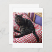 可愛いデイブフラットノート ノートカード (正面/裏面)