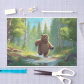 可愛いデコパージュの子供は恋人を持つ 薄葉紙 (クラフト)