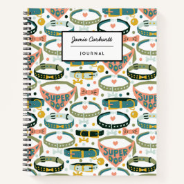 可愛いデザイナードッグカラーカスタマイズ ノートブック