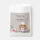 可愛いデザインのベビーシャワーバッグをお願い。 フェイバーバッグ (正面)