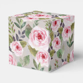 可愛いデザインの赤ちゃんシャワーお願い。 フェイバーボックス (裏面サイド)