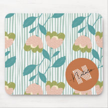 可愛いデザインカラフル柄イニシャルモノグラムブルー