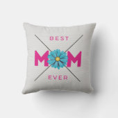 可愛いデザイン最高の文字母なる日のために母なる クッション (裏面)