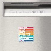 可愛いデザイン表現文字母の日 マグネット (インサイチュ (食洗機))