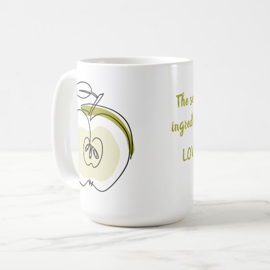 可愛いデザイン。 コーヒーマグカップ (正面左)