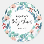 可愛いデザイン。 ラウンドシール (正面)