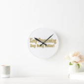 可愛いデザイン「進保進」について。買 ラウンド壁時計 (ホーム)