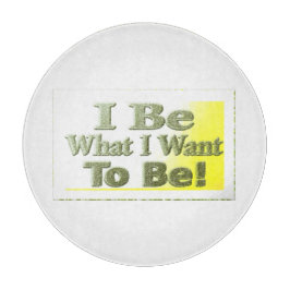 可愛いデザイン「I Be」についてTシャツ装飾用クッショントリ カッティングボード
