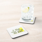 可愛いデザイン「I Be」についてTシャツ装飾用クッショントリ コースター (右側)