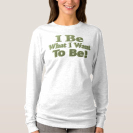 可愛いデザイン「I Be」は君に向けて作った!T-シャツ Tシャツ