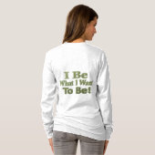 可愛いデザイン「I Be」は君に向けて作った！T-シャツ Tシャツ (裏面フル)