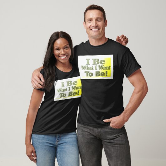 可愛いデザイン「I Be」 Tシャツ (ユニセックス)