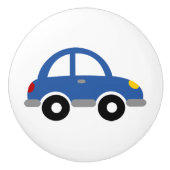 可愛いトイカーkid's roomデザインカスタムセラミックノブ セラミックノブ (正面)