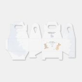 可愛いトイパステルブルーかわいい赤ちゃんシャワー フェイバーボックス (折り畳みなし)