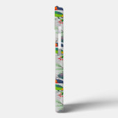 可愛いトゥーカンの鳥、オールバーディパターン、水彩 Case-Mate iPhoneケース (裏面 / 左)