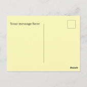 可愛いトマト好きの文字 ポストカード (裏面)