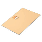 可愛いトラパーソナライズされたガ ノートパッド (アングル)