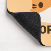 可愛いトラパーソナライズされたガ マウスパッド (コーナー)