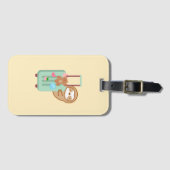 可愛いトラベルスロース荷物タグ ラゲッジタグ (正面横)