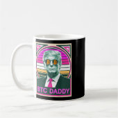 可愛いトランプBitcoin Btc Daddy Finance Audit Foomo My コーヒーマグカップ (左)