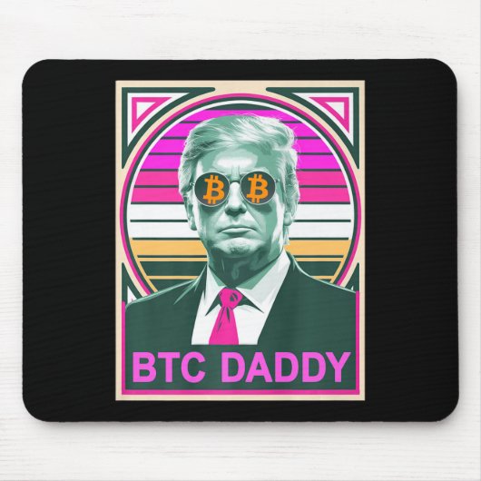 可愛いトランプBitcoin Btc Daddy Finance Audit Foomo My マウスパッド (正面)