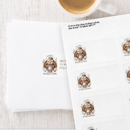 可愛いトルコの住所 ラベル