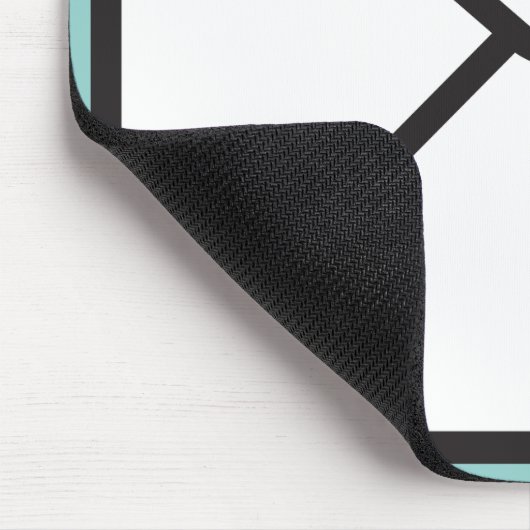 可愛いトレンディーエンベロープグラフィックカスタムと背景 マウスパッド (コーナー)