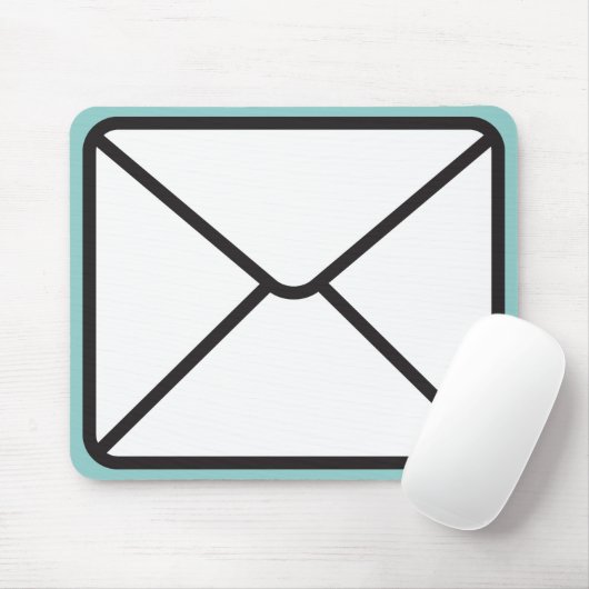 可愛いトレンディーエンベロープグラフィックカスタムと背景 マウスパッド (マウス)