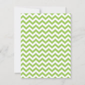 可愛いトレンディーガーリー「グッドラック」4つの葉クローバー カード (裏面)