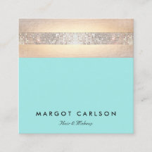 可愛いトレンディーシークインと金ゴールドストライプターコイズ