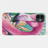 可愛いトロピカルピンクフラミンゴIPhone / IPadケース Case-Mate iPhoneケース (裏面(横))