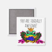 可愛いトータル素晴らしマグネット マグネット (正面/裏面)