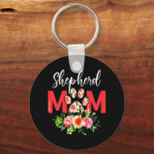 可愛いドイツの羊飼い キーホルダー (正面)