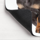 可愛いドキシンパピーウィーナーラブドッグマママダシュント マウスパッド (コーナー)