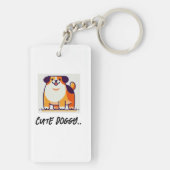 可愛いドギーキーリング キーホルダー (裏面)