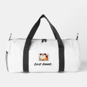 可愛いドギーダッフルバッグ ダッフルバッグ (裏面)