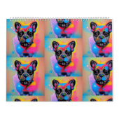 可愛いドギー顔2023 カレンダー (カバー)