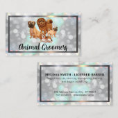 可愛いドギー |ボケ 名刺 (正面/裏面)