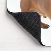 可愛いドシンウィーナーパピードッグラバーギフトダッチシュント マウスパッド (コーナー)